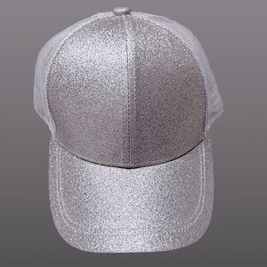 🎁 NWOT Sparkly Gold Ball Cap W/ Ponytail‎ Hole